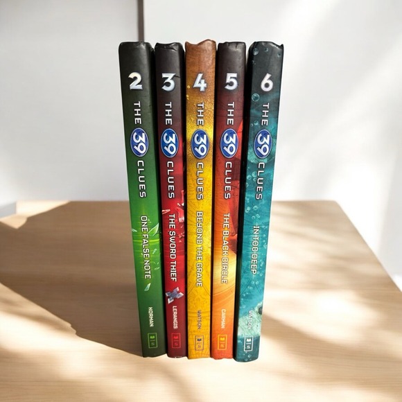 Other - The 39 Clues Book Series  #2 #3 #4 #5 #6 (no‎ cards) 5-book LOT
